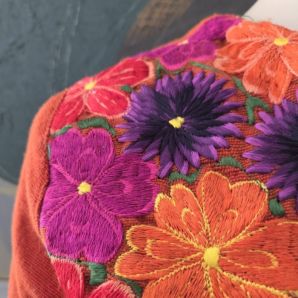 Embroidered Cropped Jacket - Picture 5 of 15